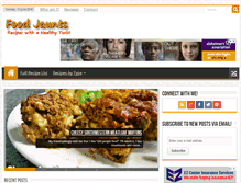 Tablet Screenshot of foodjaunts.com